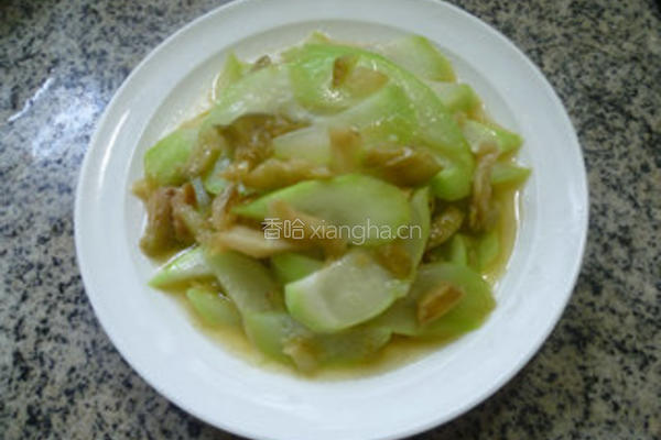 榨菜炒夜开花的做法图解10