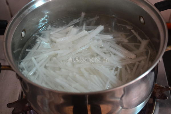 腊味萝卜糕的做法图解4