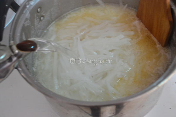 腊味萝卜糕的做法图解7