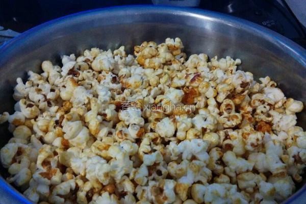 炒锅黄油爆米花的做法图解4