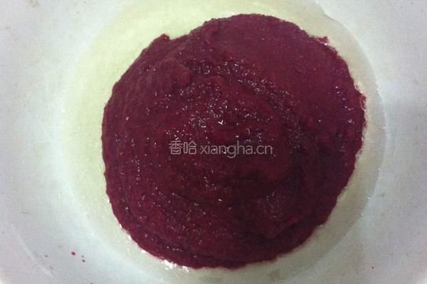 蜜豆抹茶红丝绒蛋糕卷的做法图解3