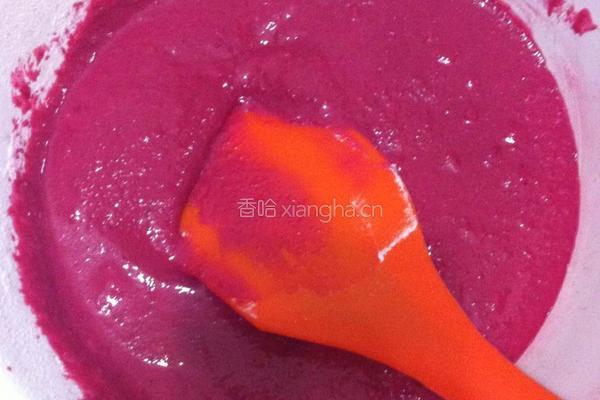 蜜豆抹茶红丝绒蛋糕卷的做法图解6