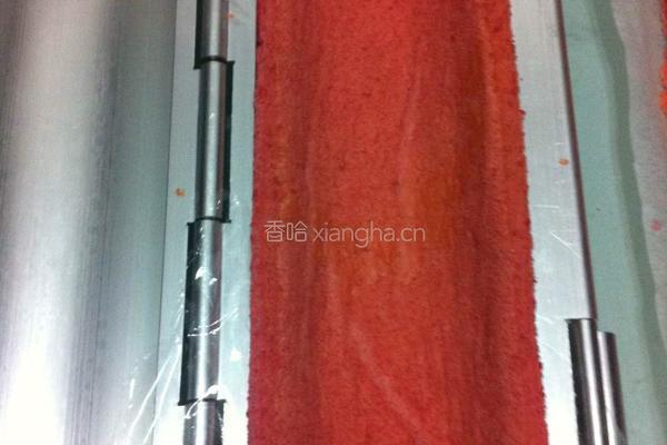 蜜豆抹茶红丝绒蛋糕卷的做法图解15