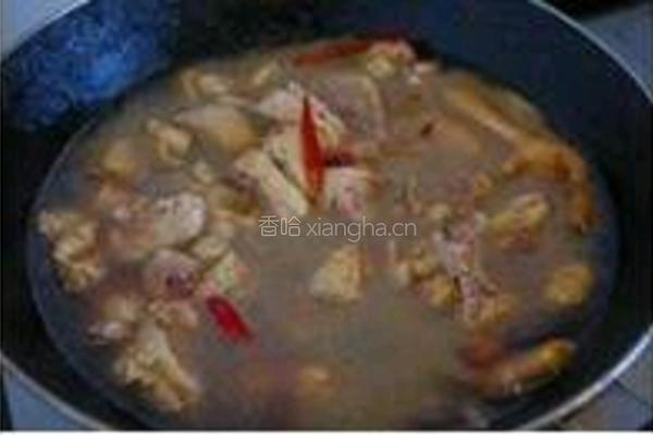 小鸡炖蘑菇的做法图解5