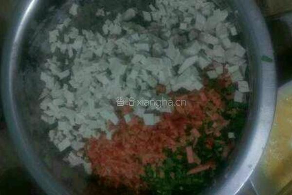 素食蒸饺的做法图解2