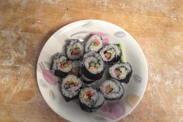 紫菜包饭的做法图解7