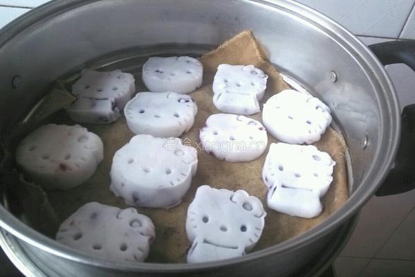 水晶紫薯饼的做法图解6