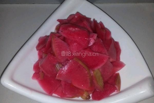 爽口萝卜皮的做法图解5