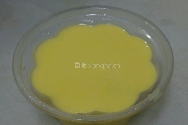 椰香布丁的做法图解4