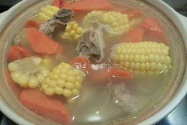 时蔬排骨汤的做法图解2