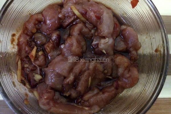 青笋肉片的做法图解3
