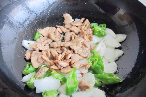 山药炒羊肉的做法图解8