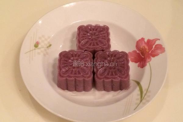 紫薯糯米糕的做法图解4