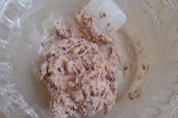 红豆沙饼干的做法图解4