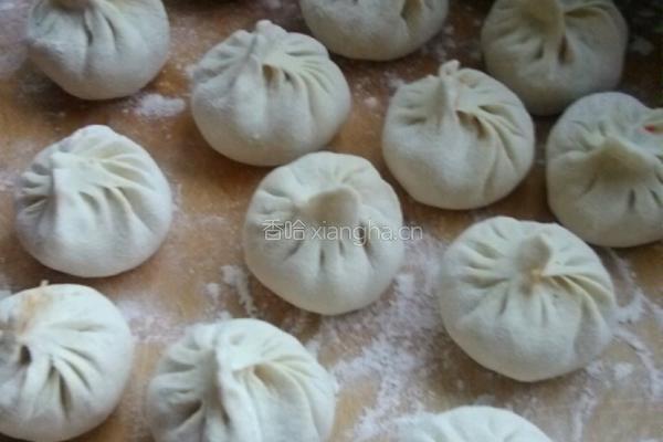 胡萝卜鸡蛋素馅包子的做法图解10
