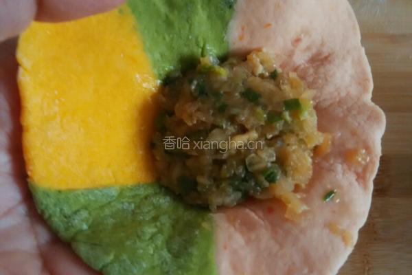 彩色金鱼小笼包的做法图解11