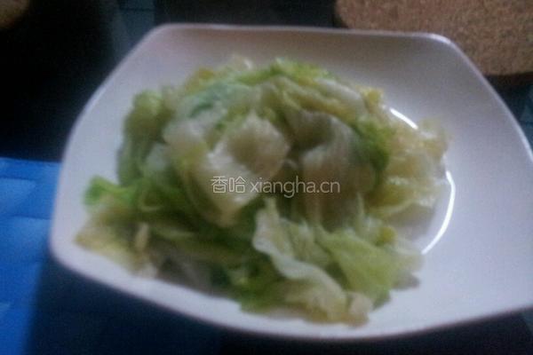 白灼生菜的做法图解1