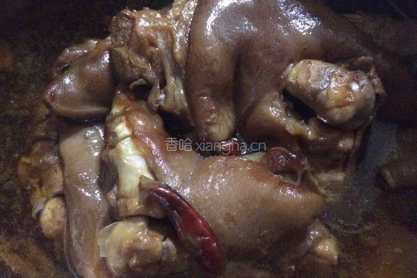 卤猪蹄的做法图解9
