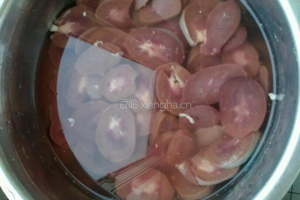 大葱爆羊腰的做法图解2