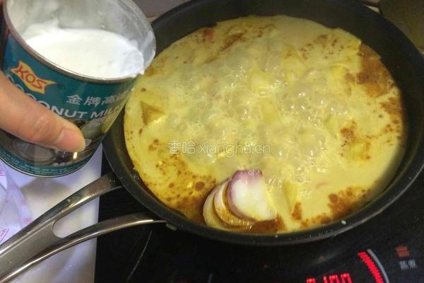 咖喱薯炆鸡的做法图解4
