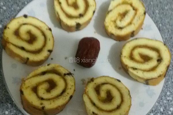 千叶戚风蛋糕卷的做法图解16
