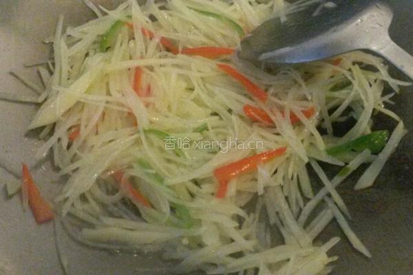 清炒土豆丝的做法图解4
