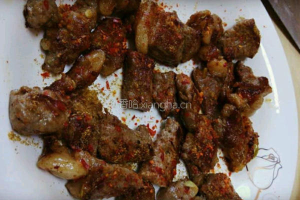 无竹签烤羊肉
