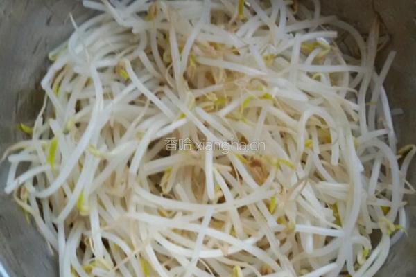青蒜炒绿豆芽的做法图解3
