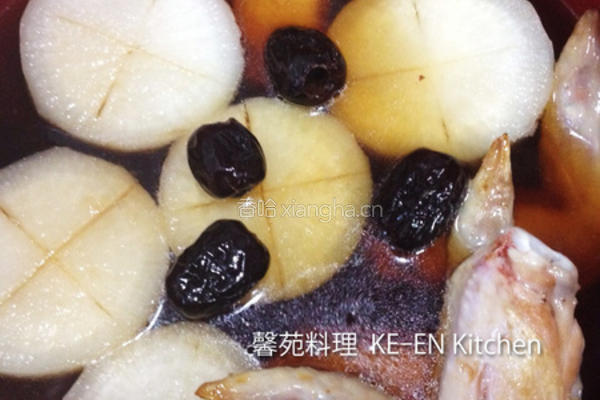 白萝卜鸡翅噜的做法图解3