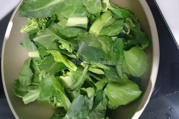 清炒芥蓝菜的做法图解3