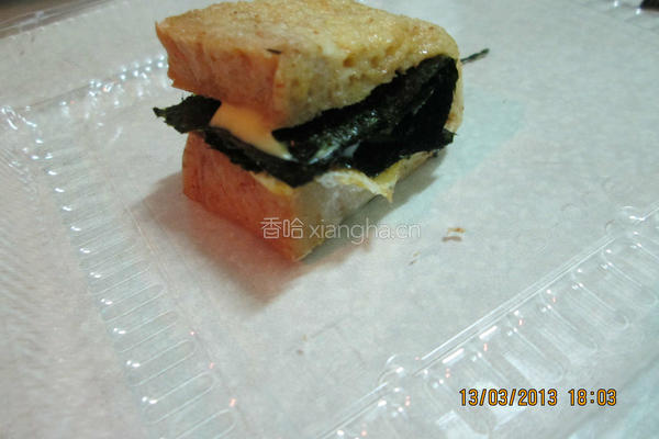 起司海苔土司的做法图解8