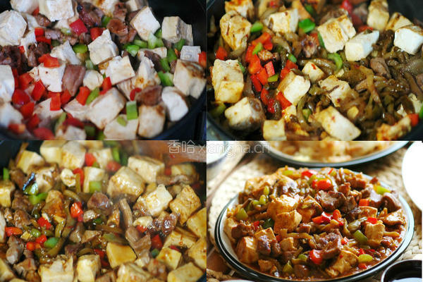榨菜肉丁豆腐的做法图解5