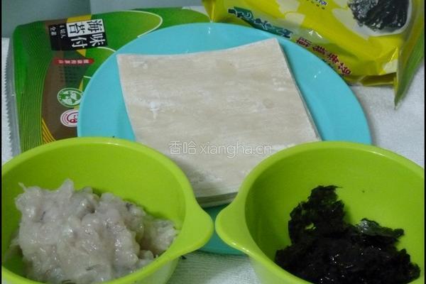 海味海苔卷的做法图解1