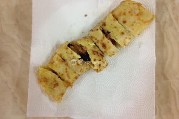 海苔肉松起司蛋饼