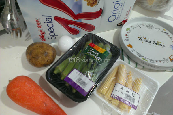 蔬菜沙拉轻食套餐的做法图解1
