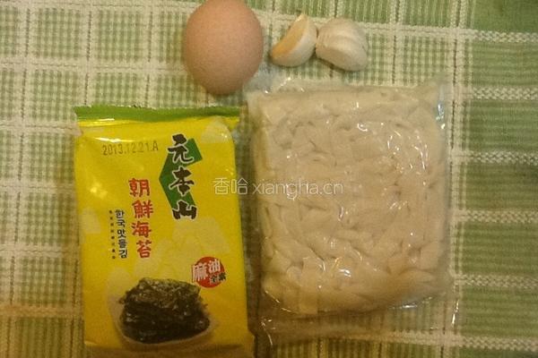 板条麻油海苔卷的做法图解1