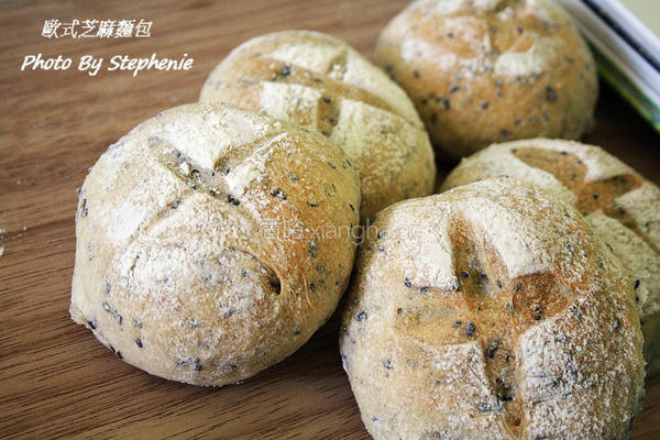 欧式芝麻面包的做法图解8