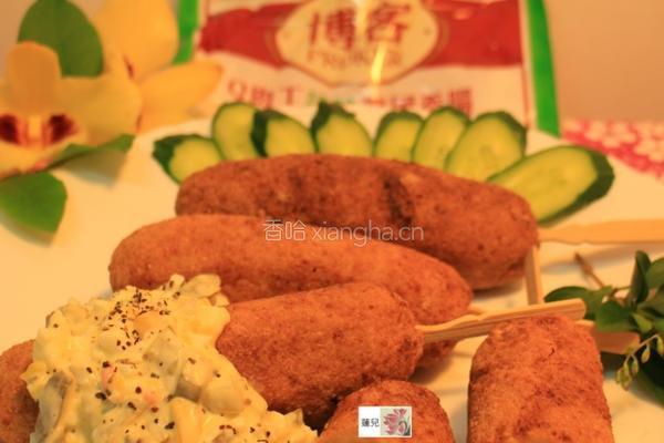 刺猬豆腐热狗的做法图解11