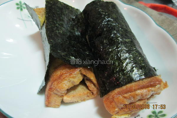 法国土司海苔卷