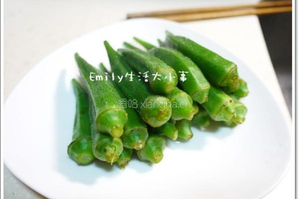 蒜味秋葵的做法图解2