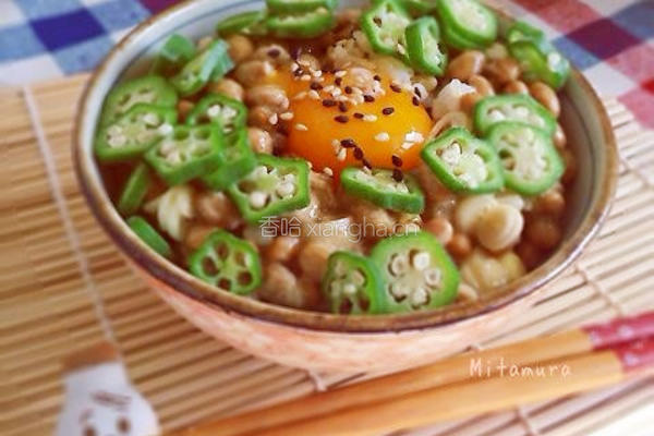 月见纳豆丼