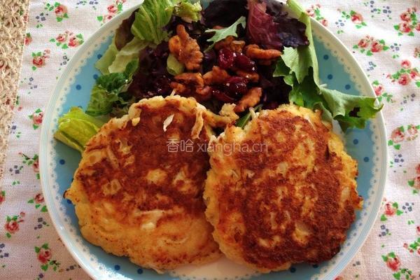 蟹肉饼沙拉的做法图解4