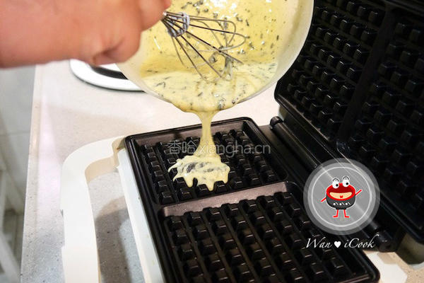 海苔格子松饼的做法图解5