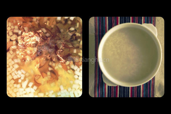 柴鱼茶泡饭的做法图解2