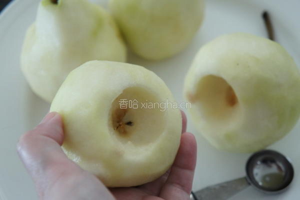 桂花炖梨的做法图解1