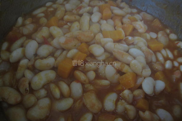 橄榄油茄汁白凤豆的做法图解6