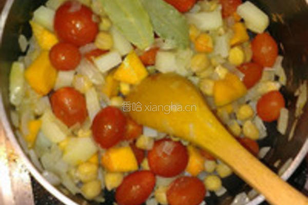 姜黄番茄鹰豆汤的做法图解3