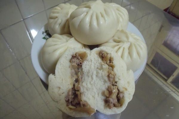 榨菜肉包的做法图解6