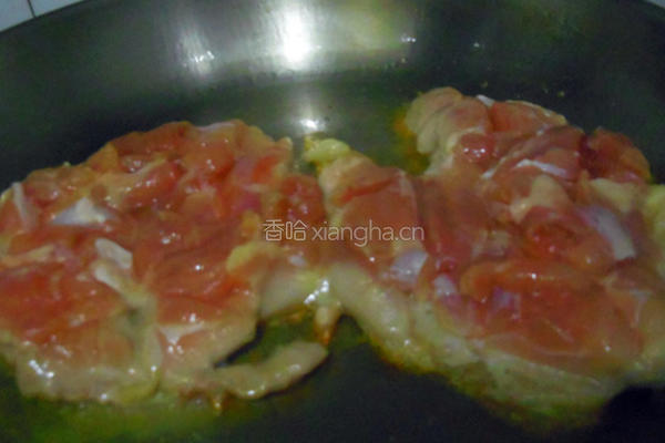 茄汁烧鸡腿的做法图解2