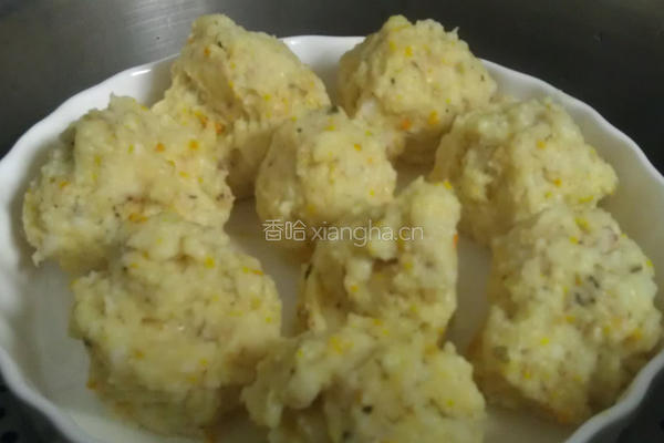 姜黄墨鱼丸的做法图解4